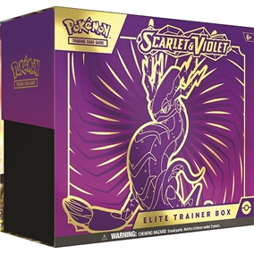 Pokemon Scarlet & Violet - Elite Trainer box (Miraidon Violet) - Pokemon kort